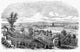 Syracuse, New York - 1853 Water Works View Wood Engraving Print by Granger Collection