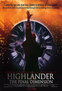 Highlander 3: The Final Dimension Movie Poster - 11x17