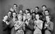 Group Portrait of People Clapping Hands Fine Art Print