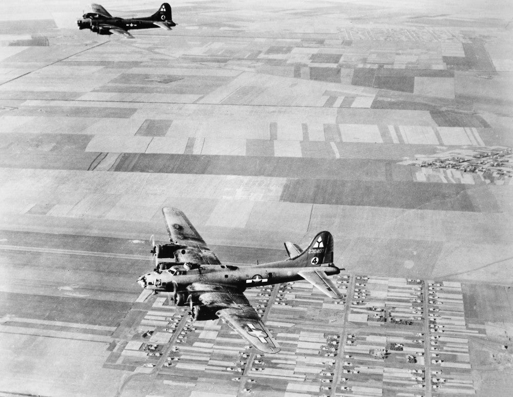 Flying Fortress, 1944 - Boeing B17 WWII Poster Print by Granger Collection