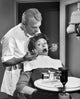 Young Woman Receiving Dental Treatment Fine Art Print