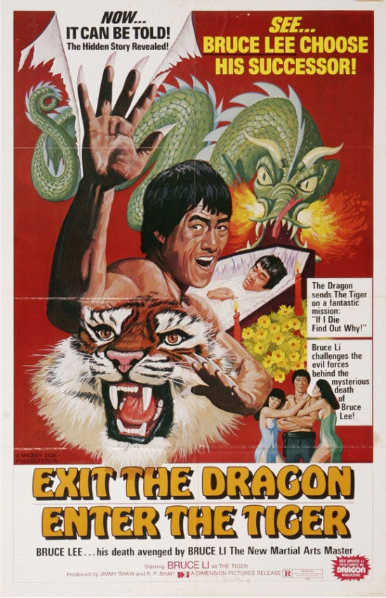 Exit the Dragon, Enter the Tiger Movie Poster Print (27x40)