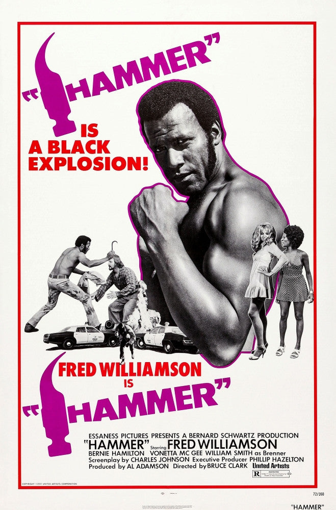 Hammer U Movie Poster Print - Fred Williamson 1972