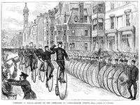 Bicyclist Meeting 1881 Fine Art Print - League of American Wheelmen