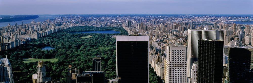 High Angle View of Central Park in Manhattan Poster Print