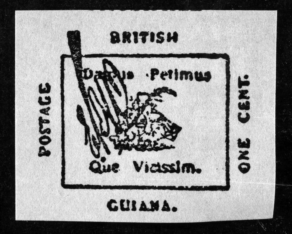 1856 British Guiana One-Cent Magenta Fine Art Print by Granger Collection