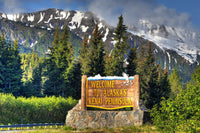Welcome to Alaska's Kenai Peninsula HDR Poster Print by Lucas Payne