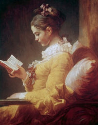 Young Girl Reading Fine Art Print by Jean Honoré Fragonard
