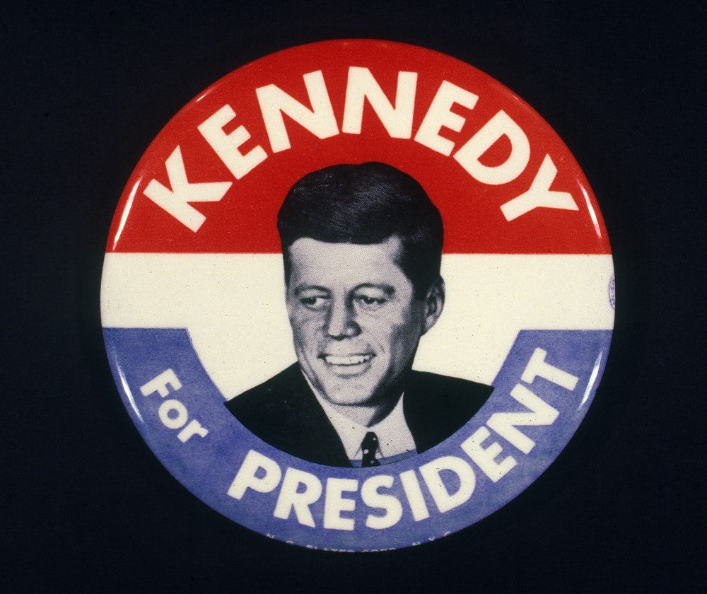 1960 Presidential Campaign Button Fine Art Print by Granger Collection
