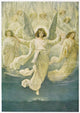 Angels Announce Jesus Fine Art Print by Mary Evans Picture Library