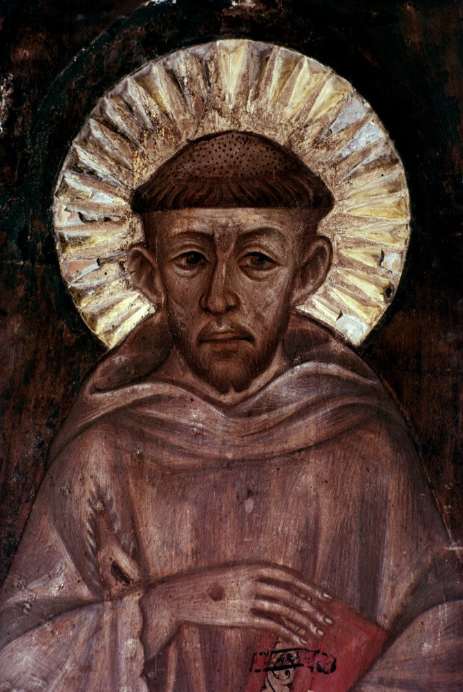 St. Francis of Assisi Fine Art Print - Detail of Cimabue Fresco