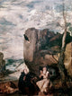 Saint Anthony Visiting Saint Paul Fine Art Print by Diego Velázquez