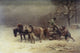 Logging In Winter Fine Art Print by Heinrich Winter