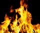 Close-up of Fire Flames Fine Art Print by Panoramic Images