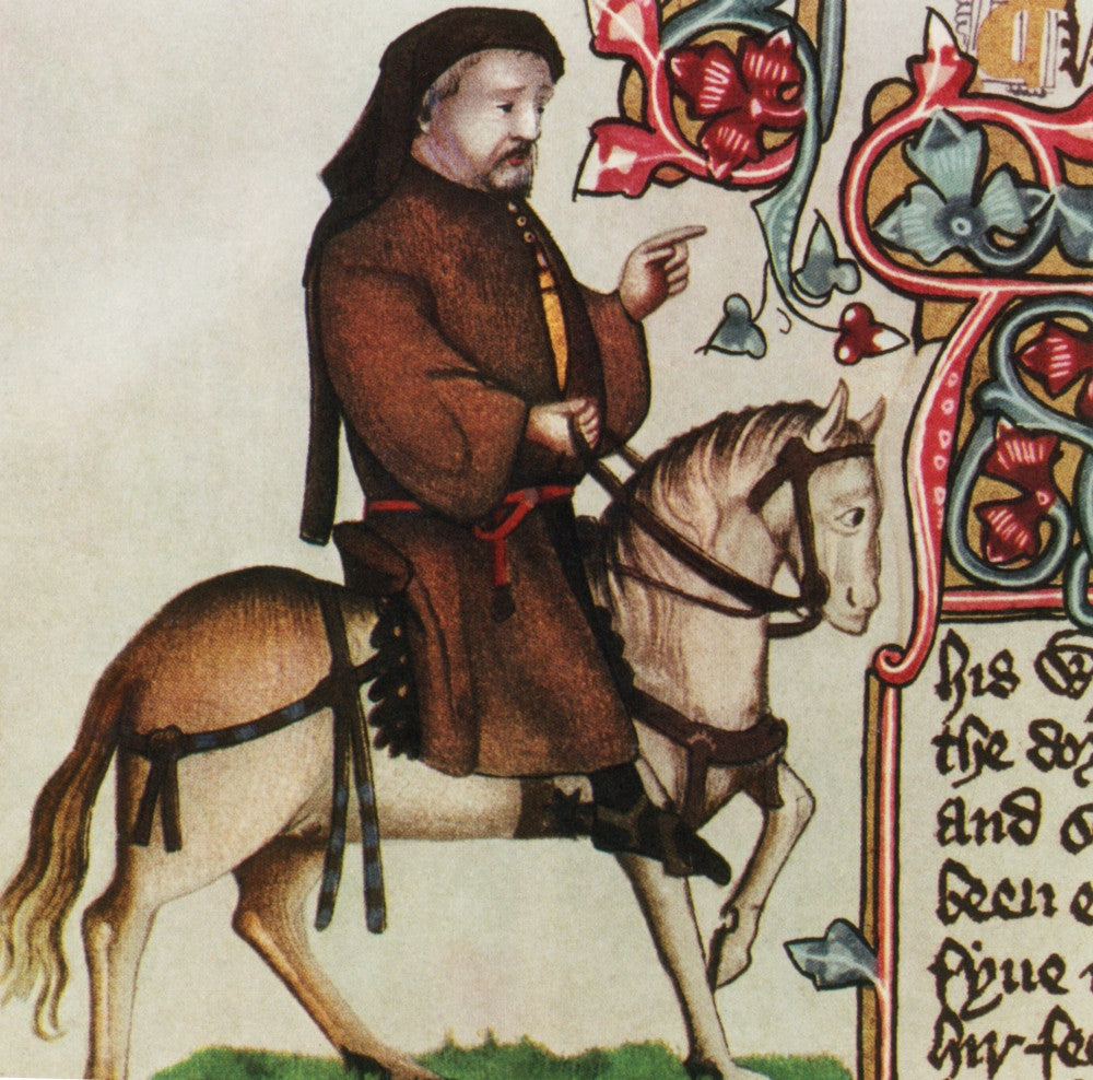 Geoffrey Chaucer Fine Art Print - Father of English Literature
