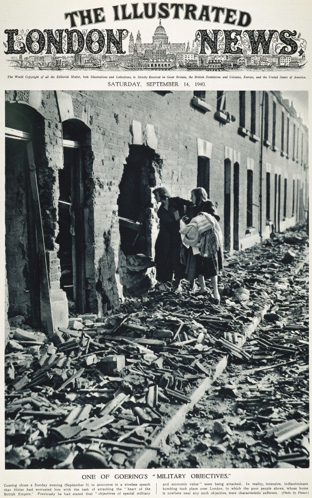 World War II Blitz Aftermath Fine Art Print by Granger Collection