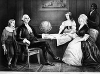 George Washington Family Lithograph Print by Currier & Ives