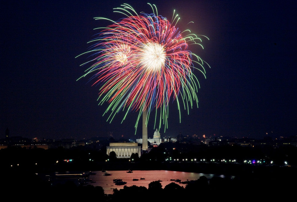 July 4th Fireworks in Washington, D.C. Fine Art Print