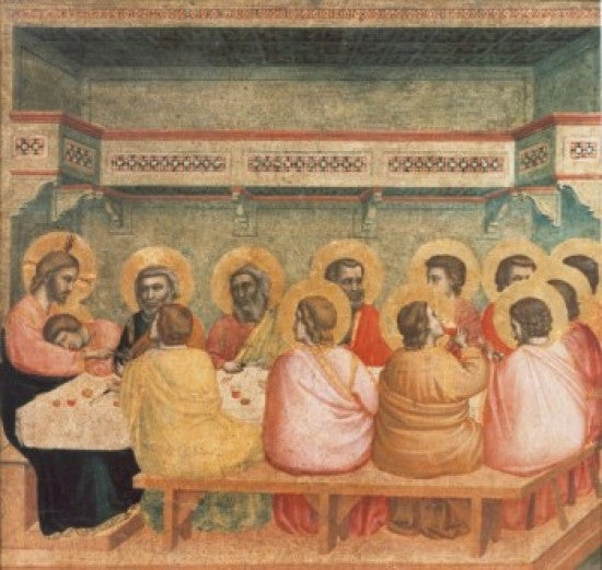The Last Supper Fine Art Print by Giotto - Alte Pinakothek, Munich