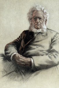 Henrik Ibsen Drawing Fine Art Print by George T. Tobin