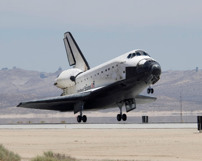 Space Shuttle Atlantis Fine Art Print by Stocktrek Images