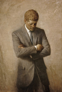 Portrait of President John F. Kennedy Fine Art Print by John Parrot