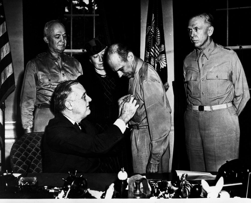 Franklin D. Roosevelt Medal of Honor Presentation Fine Art Print