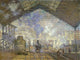 St. Lazare Station Fine Art Print by Claude Monet | Posterazzi