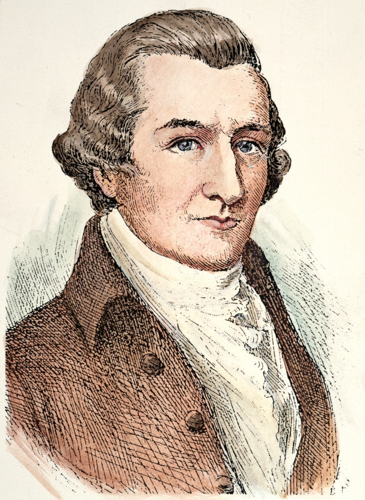 William Bradford American Printer and Patriot Line Engraving Print by Granger Collection