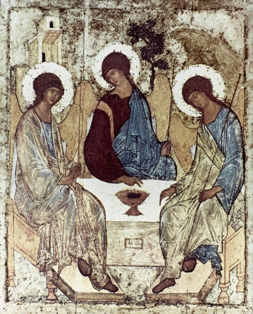 The Trinity Fine Art Print by Andrei Rublev (1411)