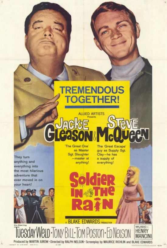 Soldier in the Rain Movie Poster Print (27x40) - Classic Film Artwork