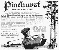 Golf: Pinehurst Country Club Advertisement Fine Art Print (1916)