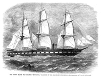 USS Minnesota Civil War Steam Frigate Fine Art Print