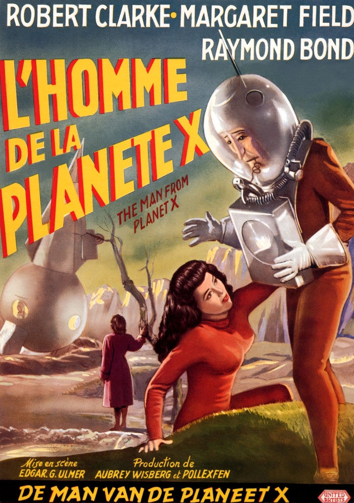The Man From Planet X Movie Fine Art Print - Multiple Sizes Available