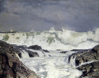 Rolling Surf Fine Art Print by Frederick Judd Waugh