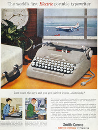 1957 Smith-Corona Typewriter Advertisement Fine Art Print by Granger Collection
