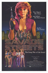 Savage Streets Movie Poster (11 x 17) - Vintage Action Film Art