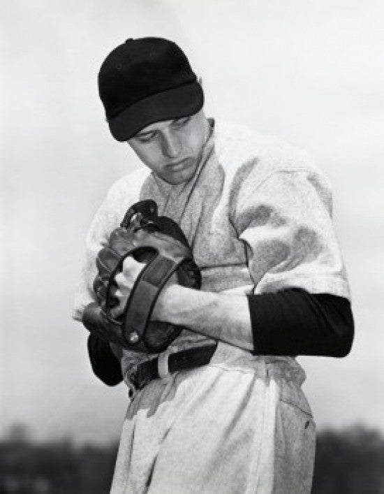 Baseball Pitcher Preparing to Pitch Fine Art Print
