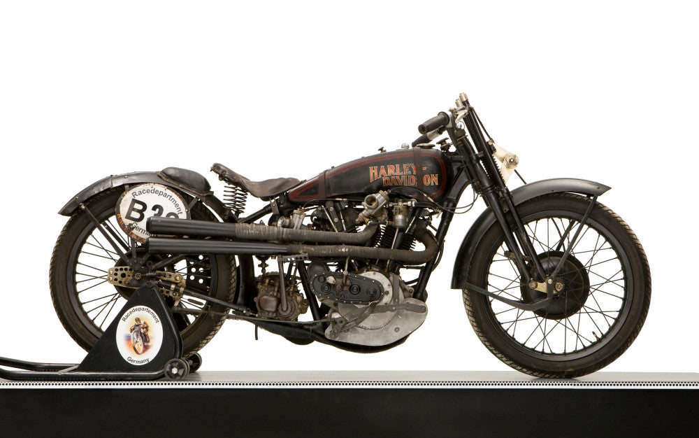 1926 Harley Davidson 74ci Model J OHV Racing Motorcycle Poster Print