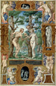 Adam & Eve: The Fall Fine Art Print from Italian Book of Hours
