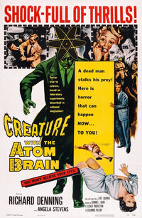 Creature With The Atom Brain Movie Poster Print (1955)