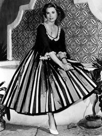 Grace Kelly Sitting on Edge of Fountain Photo Print
