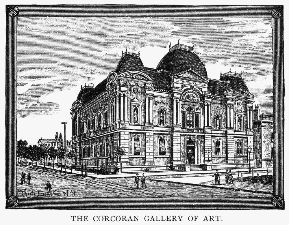 Corcoran Gallery of Art Line Engraving Print by Granger Collection