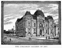 Corcoran Gallery of Art Line Engraving Print by Granger Collection