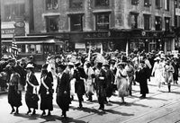 Victory Parade Fine Art Print - Suffragettes Marching in New York