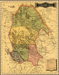 Coahila - 1844 Fine Art Print