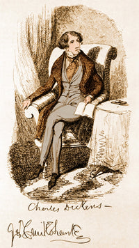 Young Charles Dickens Fine Art Print - Classic Literary Figure