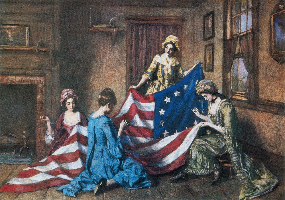 Betsy Ross 1777 Fine Art Print by Science Source