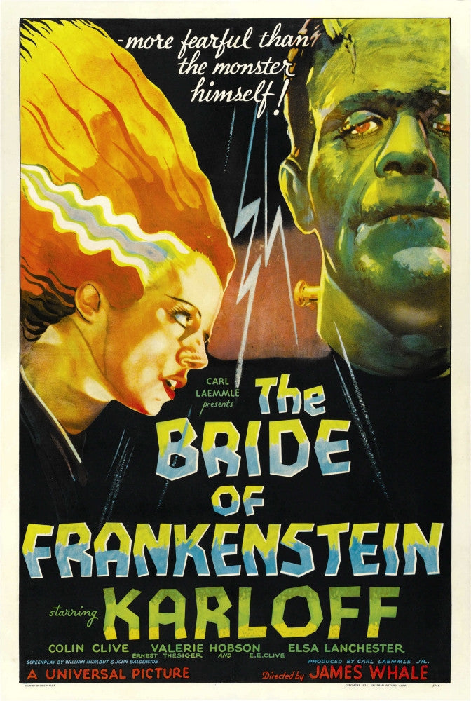 The Bride of Frankenstein Movie Poster Print (1935) by Everett Collection