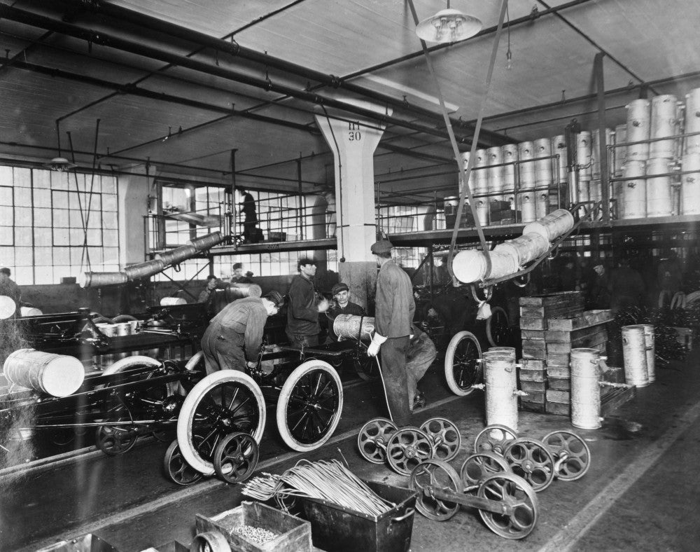 Ford Assembly Line Workers Poster Print - C1913 by Granger Collection